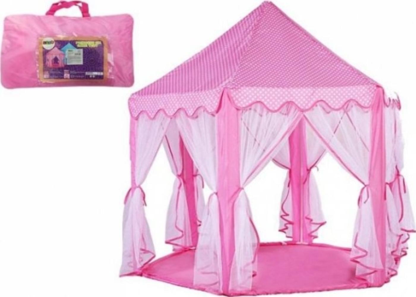 LEANToys Princess Tent Pink in 6 Walls Curtain Bag Bild 1