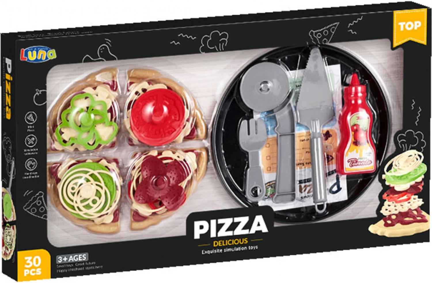 Toy Food Pizza Junior 30 Stück Bild 1