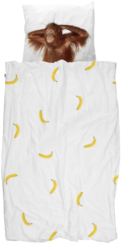Snurk Bettbezug Banana Monkey, 140 x 200/220 cm - Bild 1
