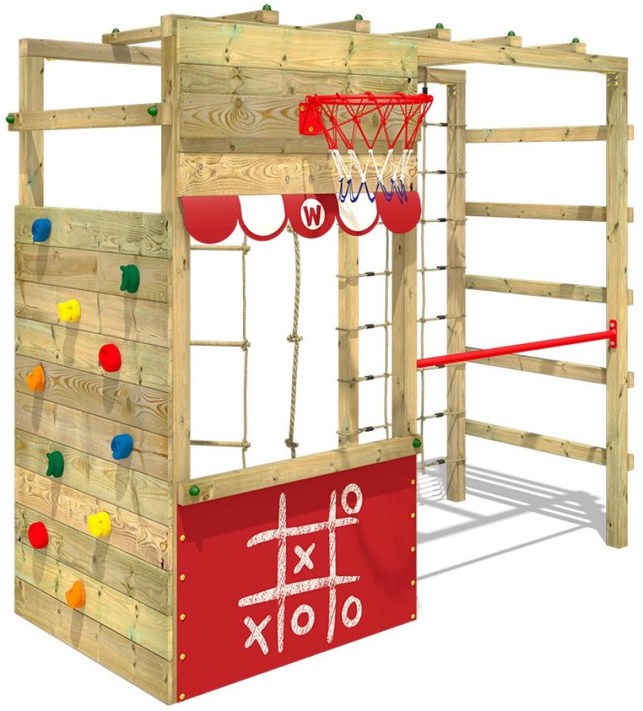 WICKEY Klettergerüst Spielturm Smart Action Gartenspielgerät mit Kletterwand & Spiel-Zubehör Bild 1