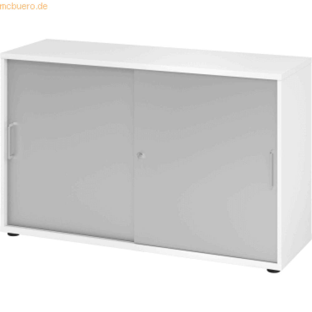 mcbuero. de Schiebetürschrank Derie 9 2 OH BxTxH 120x40x74,8cm Griff BS Bild 1