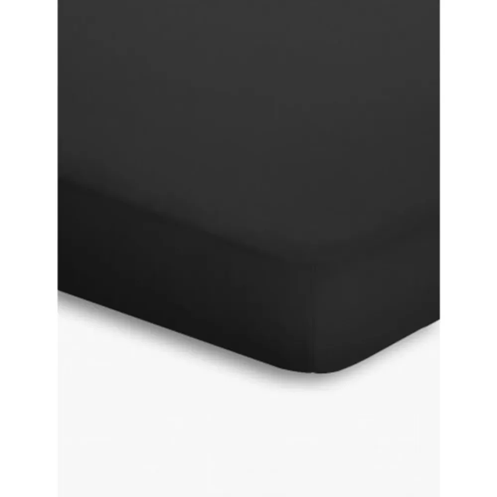 Adam Matheis 'Schlafgut' Topperbezug, Jersey, schwarz, 200 x 220 cm Bild 1
