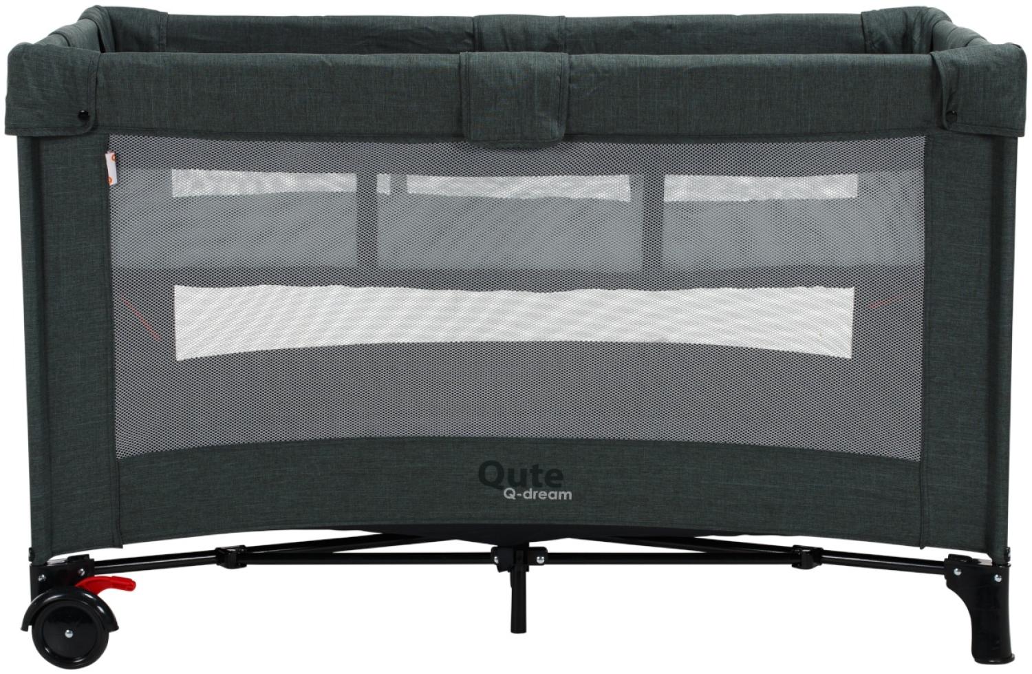 Qute Q-Dream Reisebett Jeans / Grün Bild 1