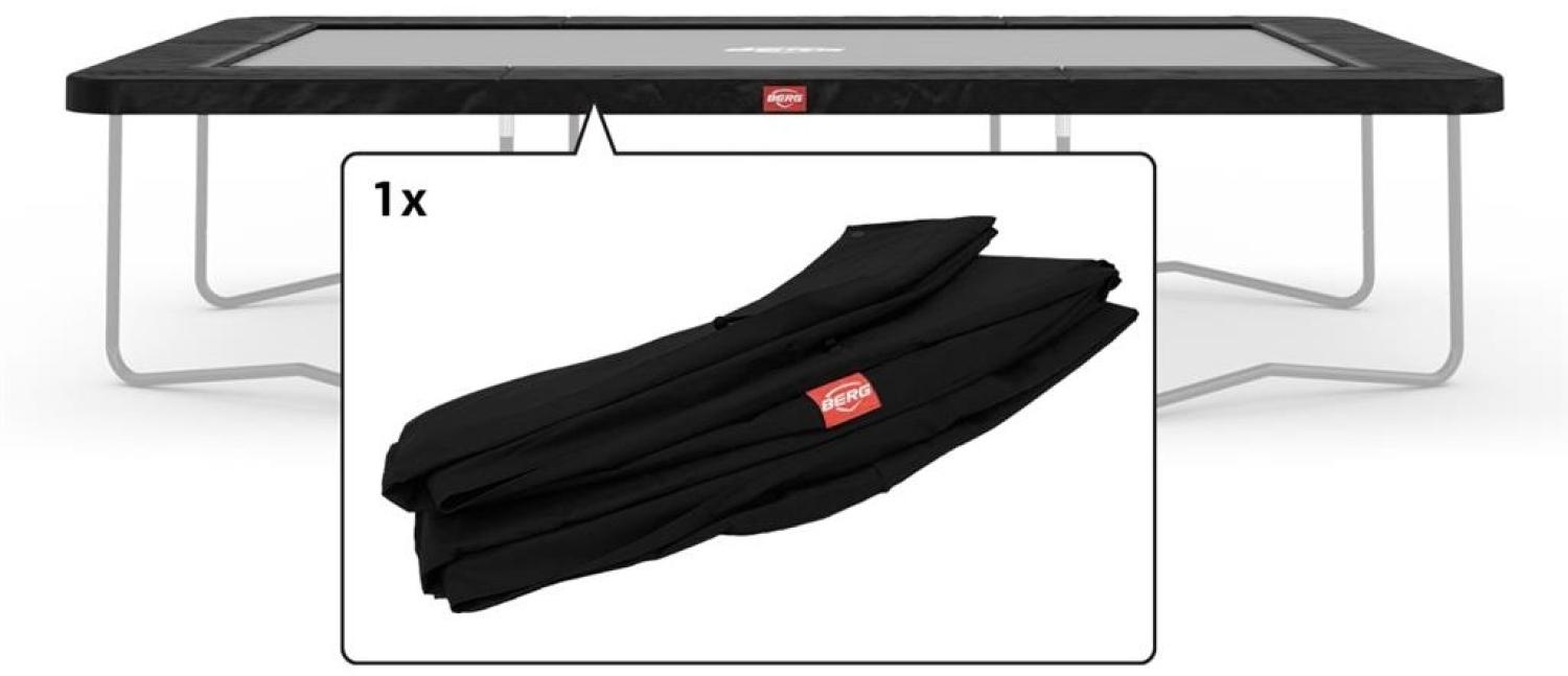 BERG Ersatzteil Schutzrand 330 cm rechteckig schwarz - Ultim Favorit Regular Federabdeckung für Trampolin Bild 1