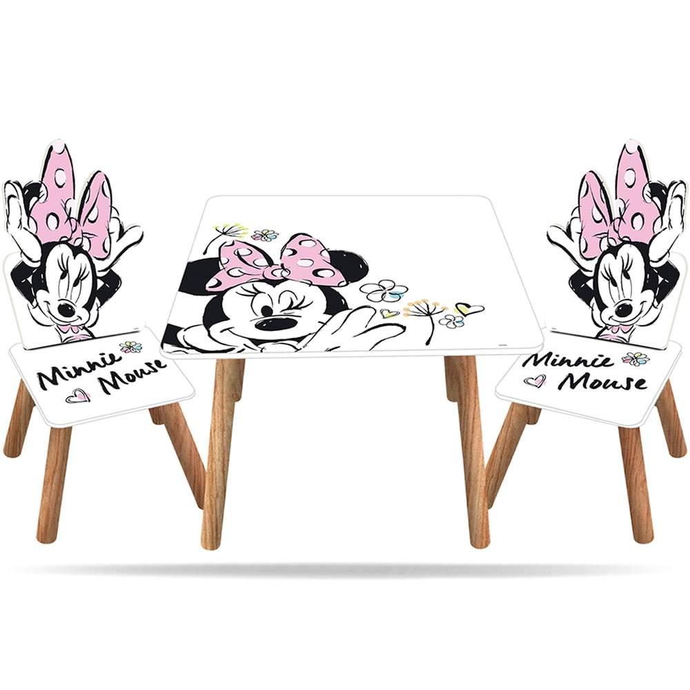 Minnie Mouse Kindersitzgruppe weiß Bild 1