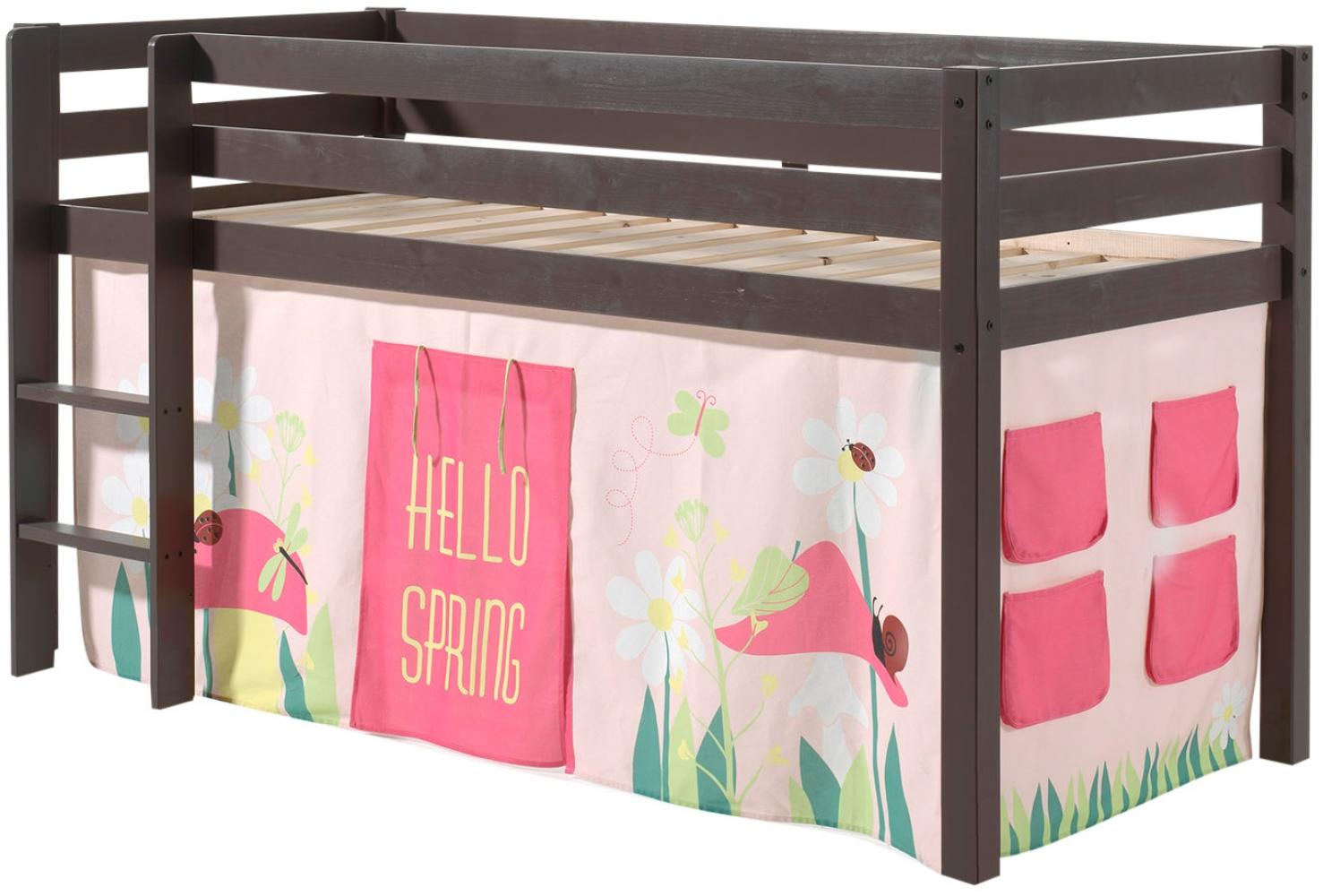 Spielbett Pino mit Textilset Vorhang "Spring" Bild 1