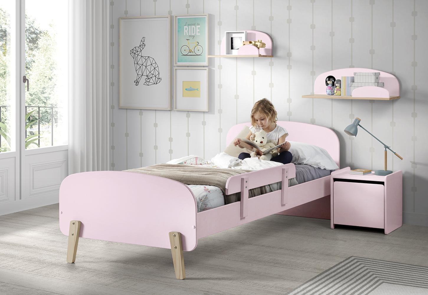 Vipack 'Kiddy' 4-tlg. Kinderzimmer-Set inkl. Absturzschutz rosa Bild 1