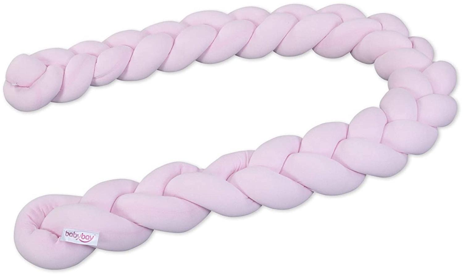babybay Nestchenschlange geflochten passend für alle Modelle, rosé Bild 1