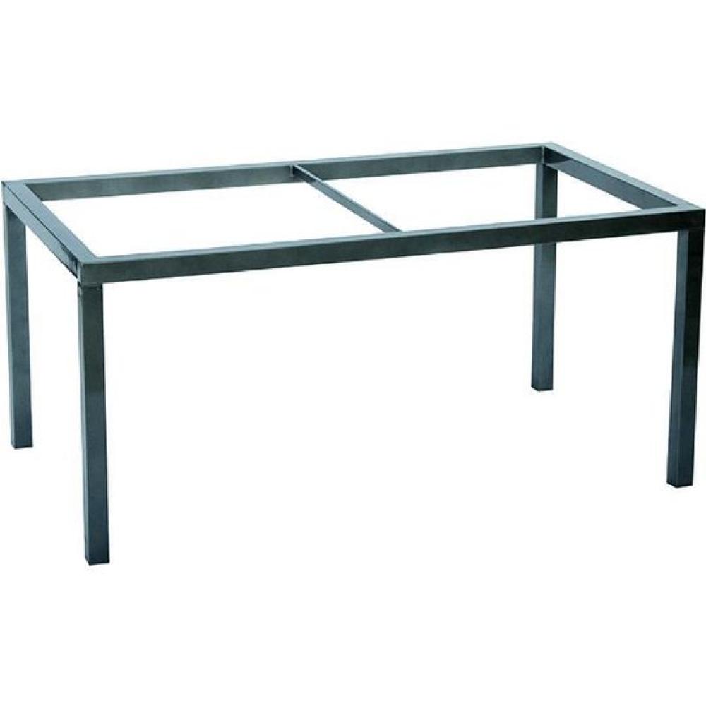 Tischgestell Aluminium 160 x 90 cm (anthrazit ohne Tischplatte) Bild 1