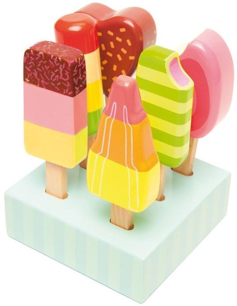 Le Toy Van TV284 Honeybake \"Eis am Stiel\" Ice Lollies für Kinderküche und Kaufladen Bild 1