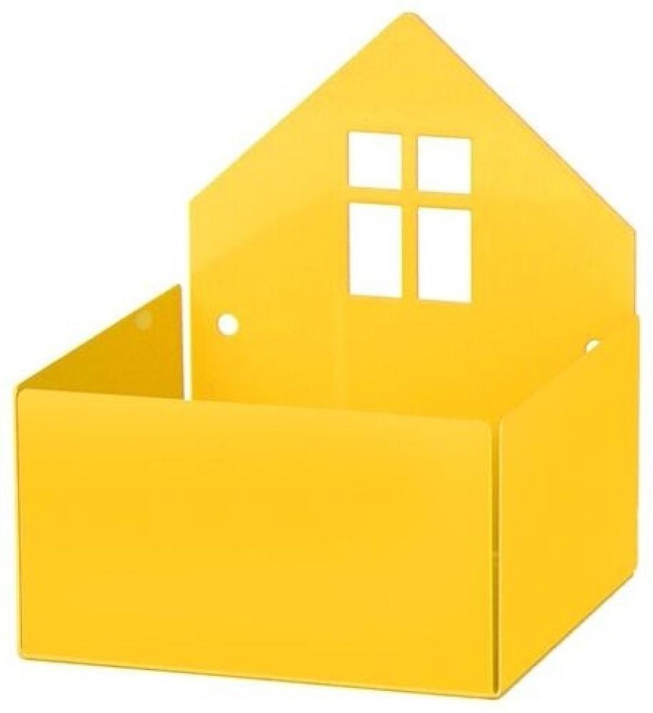 Aufbewahrung für Pixibücher, \"Town Box\" in Gelb, aus Metall, von roommate Bild 1