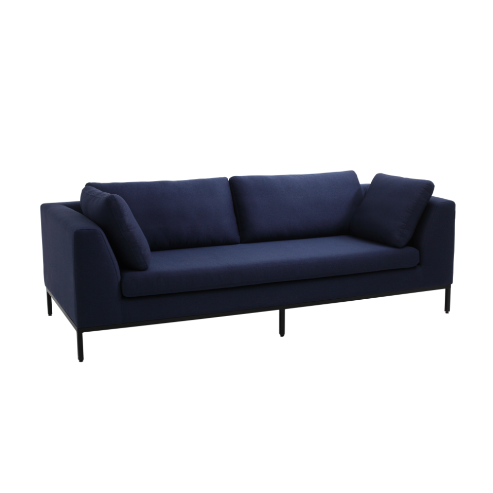 3-Sitzer Sofa 'Ambient', dunkelblau Bild 1