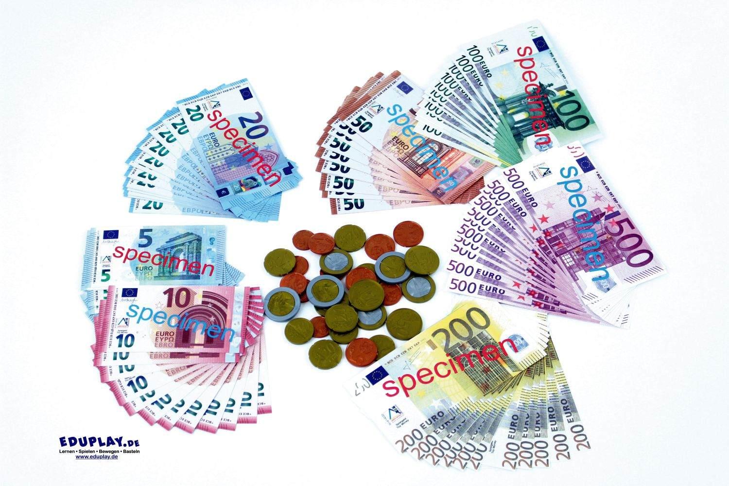 Eduplay Spielgeld Euro 114 Teile Bild 1