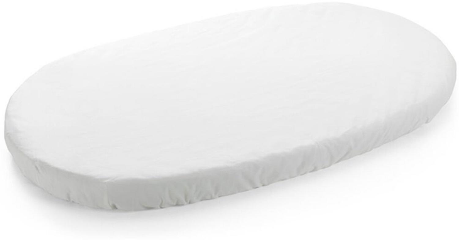 Stokke® Sleepi™ Spannbettlaken Weiß Weiß 2 Bild 1