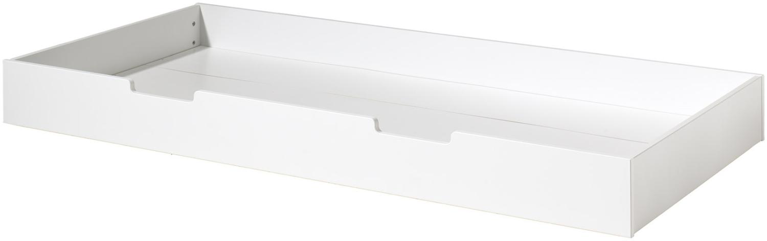 Vipack Bettschublade 90 x 190 cm, weiß , auf Rollen, für Vipack Hausbetten 90x200 cm Bild 1