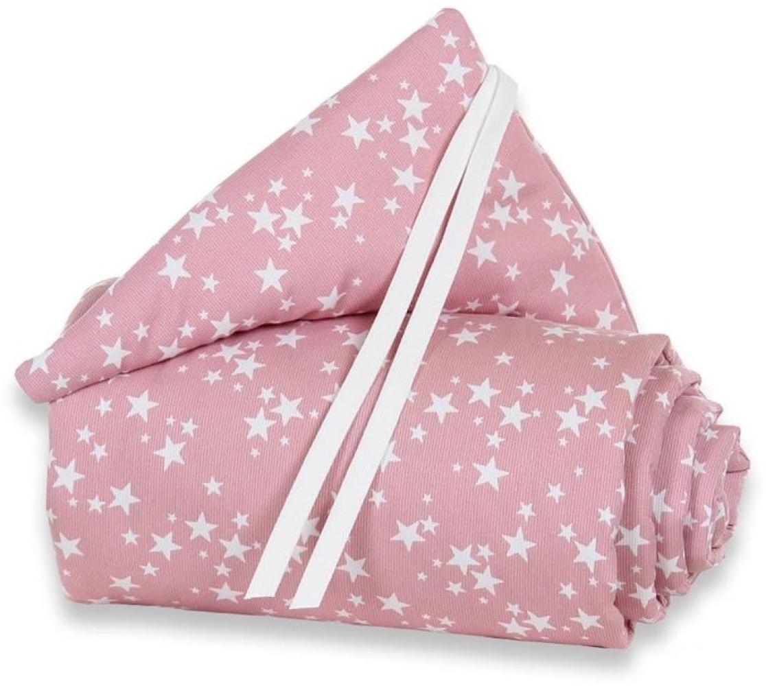 Babybay 'Piqué' Bettnestchen für Babybay Maxi und Boxspring pink/weiß, Sterne Bild 1