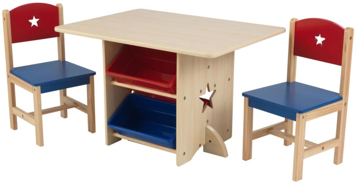 KidKraft Sterntisch mit 2 Stühlen Set Bild 1