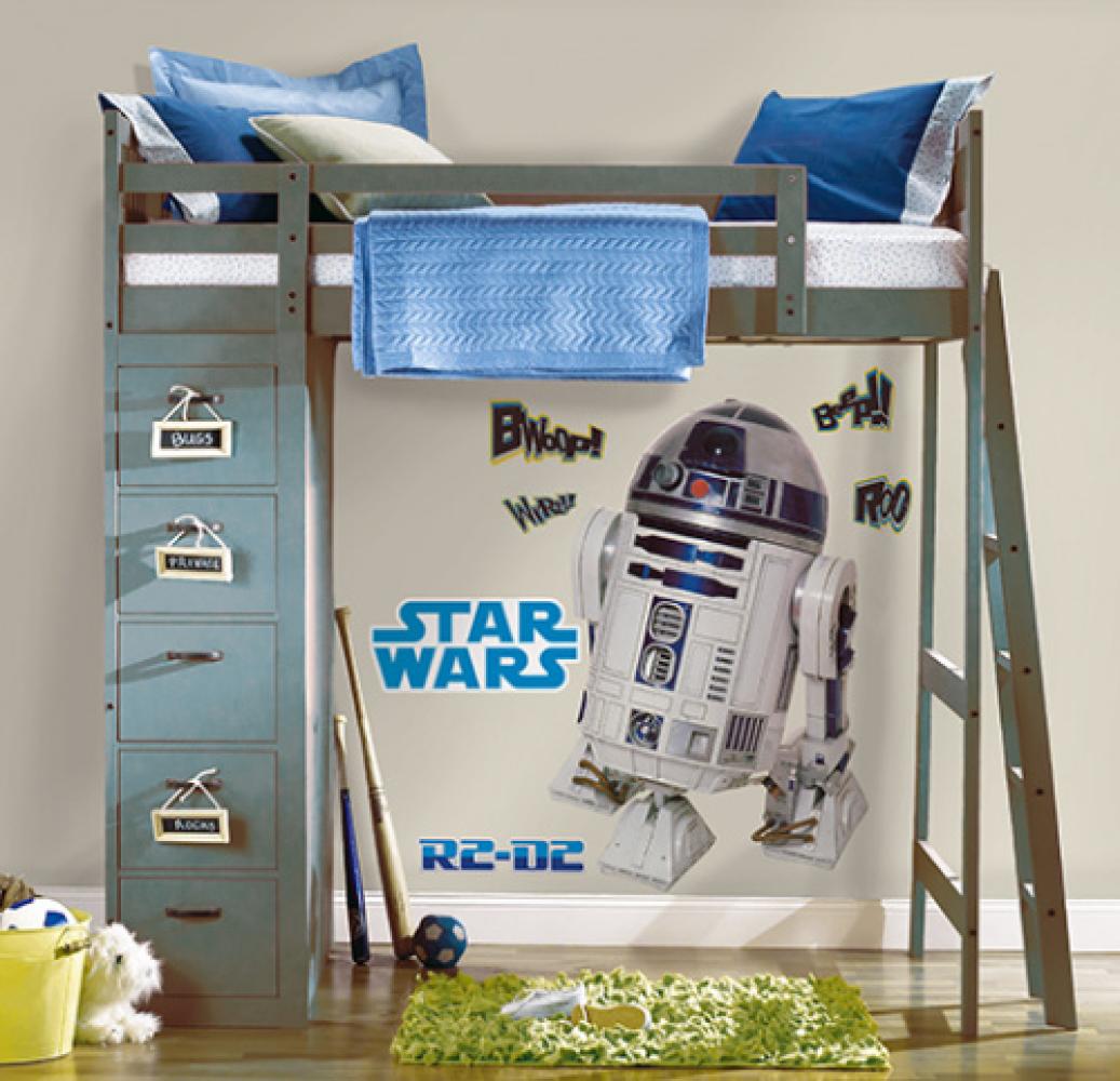 RoomMates - Star Wars R2D2 - Wandtattoo Wandsticker Wandaufkleber Wandbilder Bild 1