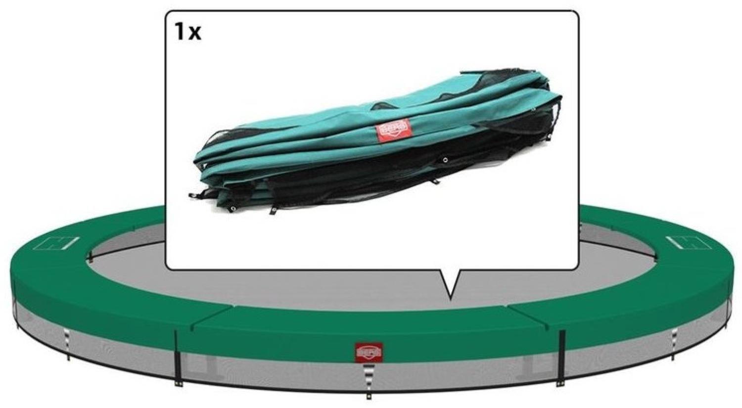 BERG Ersatzteil Schutzrand 430 cm rund grün - Champion InGround Federabdeckung für Trampolin Bild 1