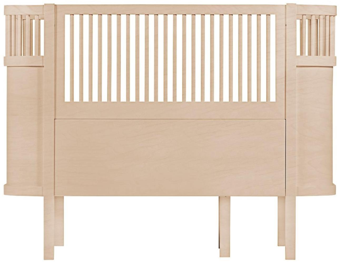 Sebra Baby & Juniorbett Wooden Edition, inkl. Lattenrost, Buchenholz, FSC-zertifiziert, Braun Bild 1