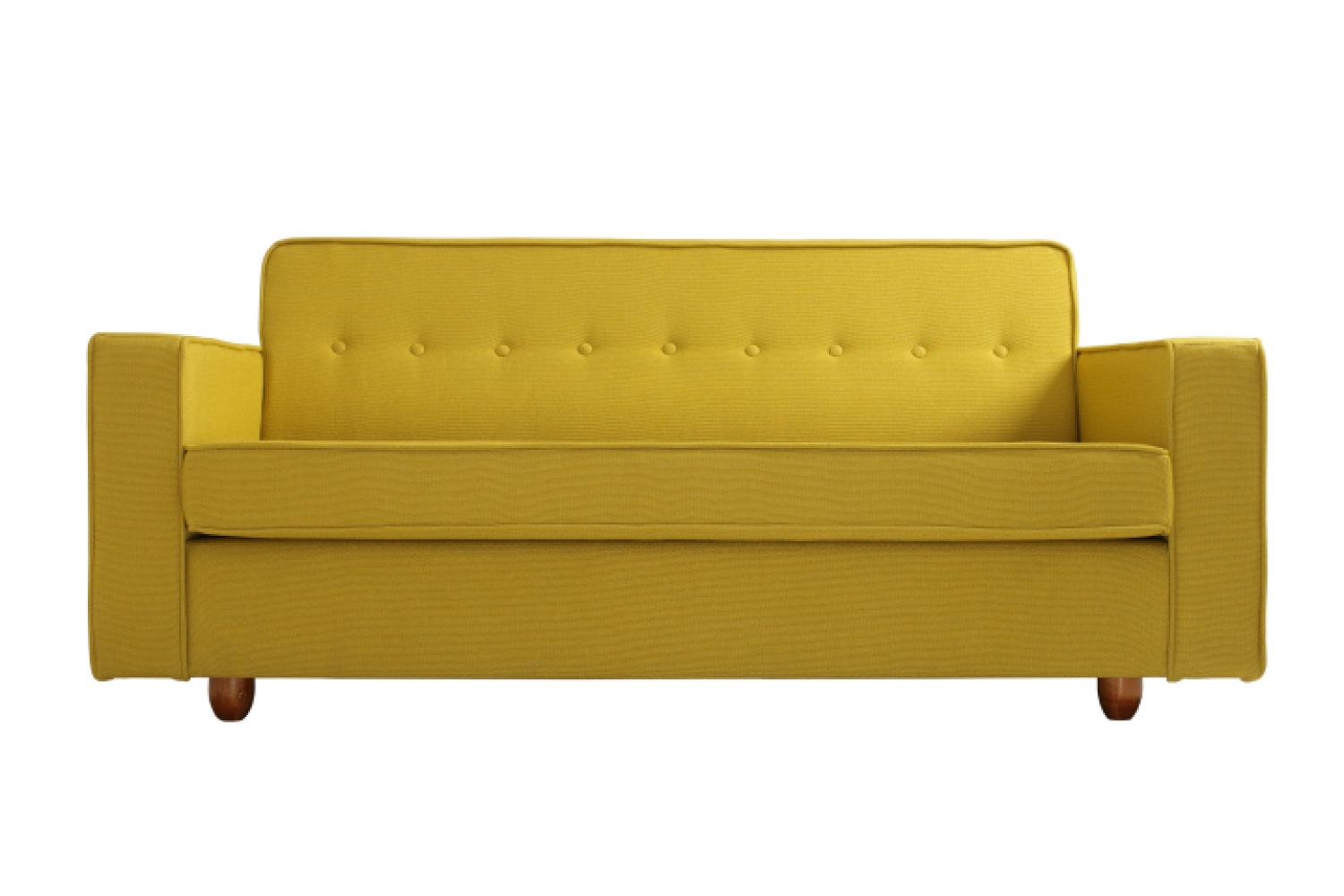 3-Sitzer Bettsofa 'Zugo', gelb Bild 1