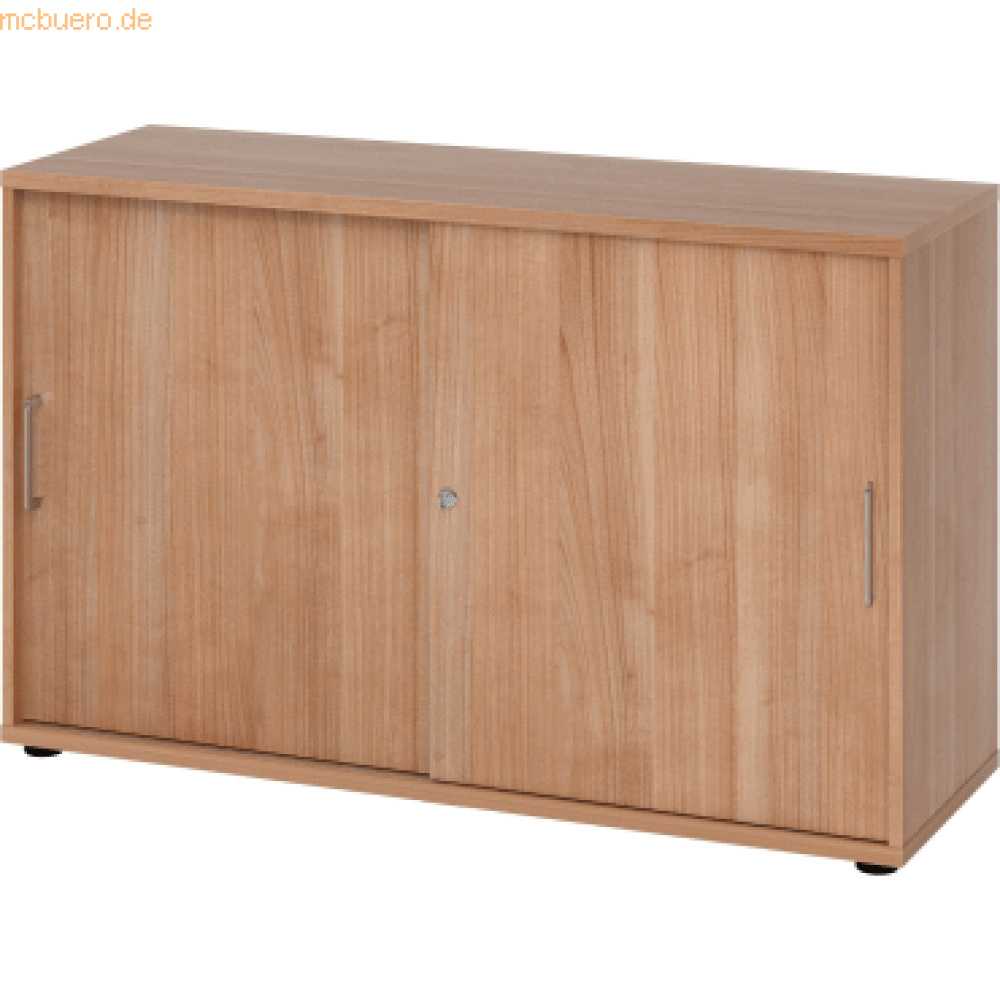 mcbuero. de Schiebetürschrank Derie 9 2 OH BxTxH 120x40x74,8cm Griff BS Bild 1