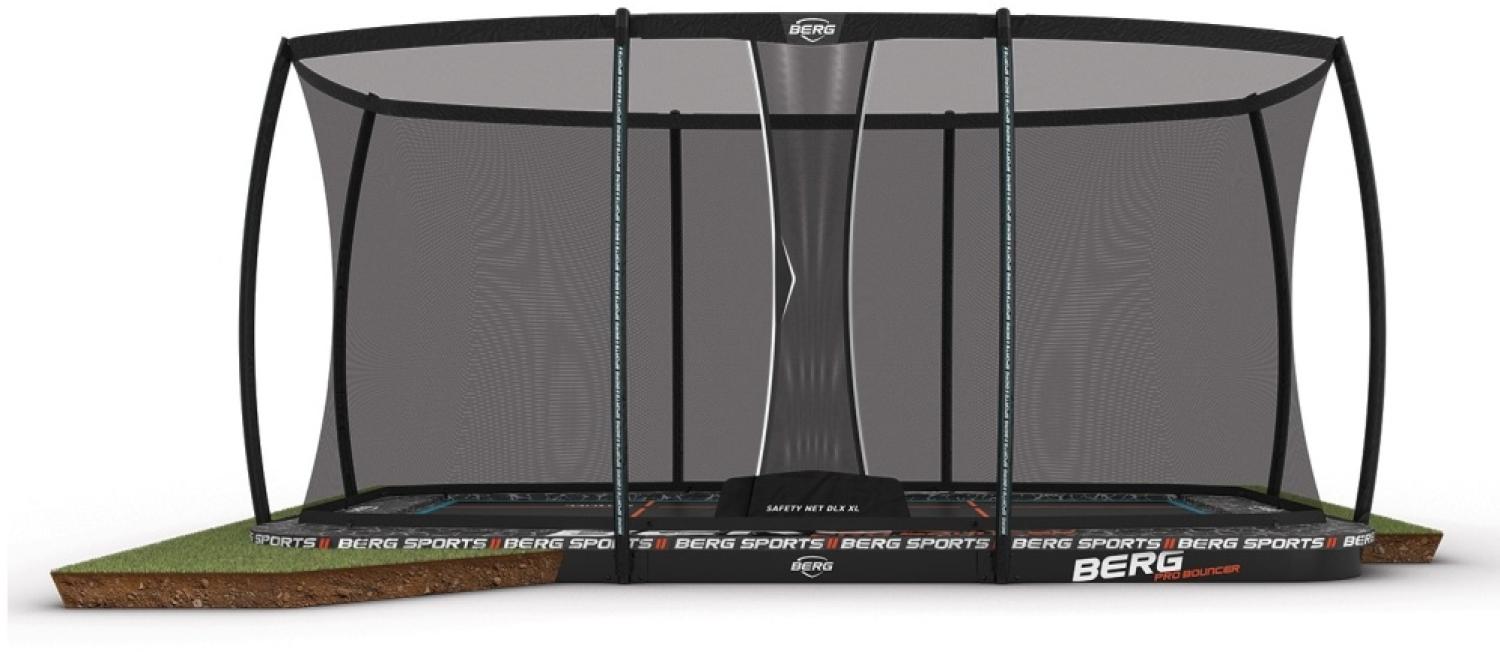 BERG Ultim Pro Bouncer FlatGround 500 + Safety Net DLX XL Bild 1