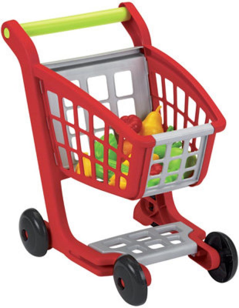 Ecoiffier - Spielzeug-Einkaufswagen mit Obst & Gemüse Bild 1
