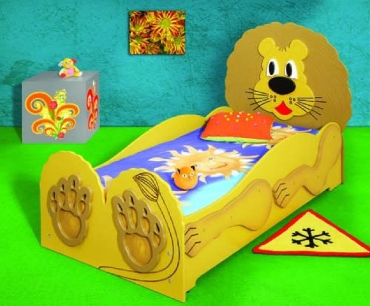 Kinderbett Jugendbett Bett mit Matratze Betten LION Bild 1