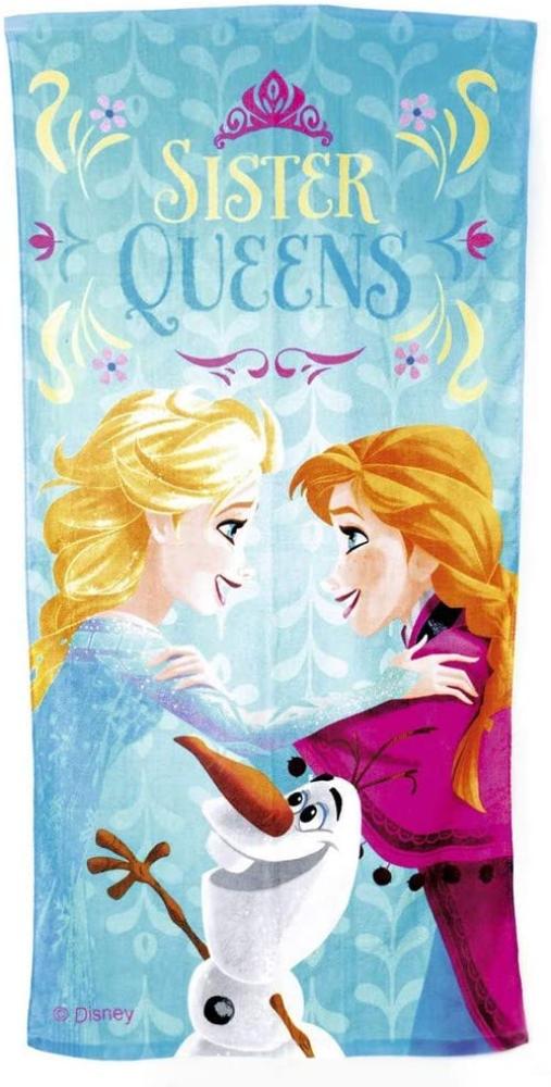 Disney Frozen / Die Eiskönigin - Badetuch "Sister Queens" 140x70cm Bild 1