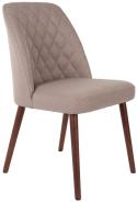 Loungesessel Relaxstuhl 48 x 56 x 85 cm Holz/Polyester beige