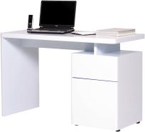 Jahnke Schreibtisch CU-Libre 120 Hochglanz Weiß