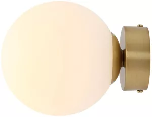 Wandleuchte LAMP BALL Messing 14 cm