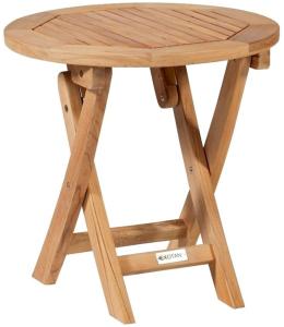 Klapptisch Folding - Teak Natur - Ø 45 cm