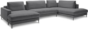 Polsterecke SANSIBAR RÖMÖ (U-F 170x223 cm) U-F 170x223 cm grau Ecksofa Wohnlandschaft Eckcouch