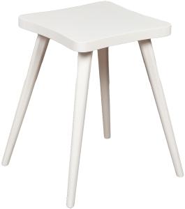 Beistelltisch UNO 35x50cm (BxH) Weiß Holz Nachttisch Blumentisch Tisch