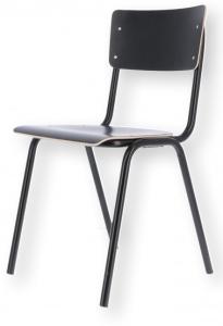 Stuhl ZERO - einfarbig - schwarz