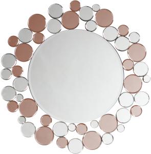 Wandspiegel Bubble 1925 Silber / Rosé