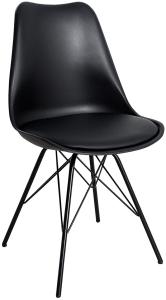 'Messina' Stuhl. schwarz