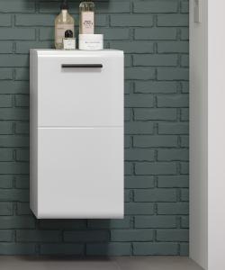 Badezimmer Unterschrank Riva in weiß Hochglanz 35 x 68 cm