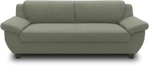 DOMO. collection 3 Sitzer, Sofa, 3er Couch, Garnitur, 3-2-1, grün, 207 cm