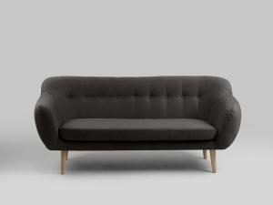 3-Sitzer Sofa 'Marget', grau
