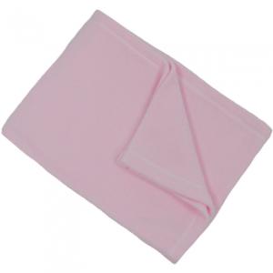 Soft Touch Fleecedecke 75 x 100 cm rosa