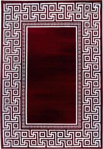 Kurzflor Teppich Paolo rechteckig - 160x230 cm - Rot
