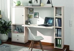 Büroregal TORO 2 System beige weiß matt lackiert