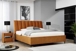 Casa Padrino Luxus Doppelbett Braun / Schwarz - Verschiedene Größen - Modernes Massivholz Bett mit Kopfteil - Moderne Schlafzimmer Möbel - Luxus Kollektion