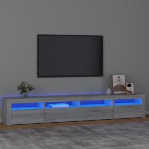 TV-Schrank mit LED-Leuchten Grau Sonoma [3152728]