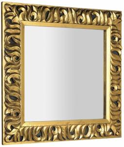 ZEEGRAS Rahmenspiegel, 90x90cm, gold