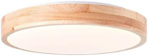 Brilliant Leuchten No. G99414-75 LED Deckenleuchte Slimline 34cm 3100-4200K holz hell weiß