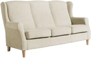 Sofa 3-Sitzer Karlen Bezug Chenille Buche natur / beige 22105